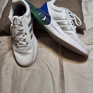 Adidas Kaptir Super White and Blue Running Shoes